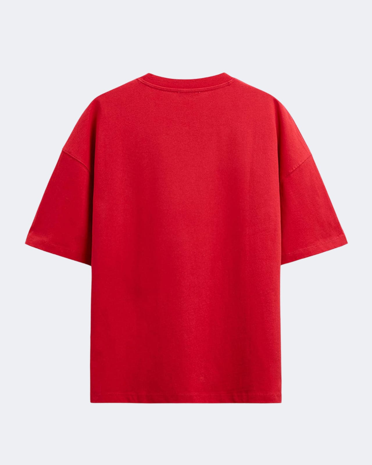 Retro Printed Oversized T-Shirt Back